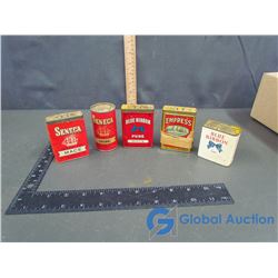 (5) Spice Tins