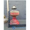 Image 2 : (2) Oil Lamps and a Shade
