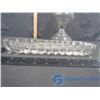 Image 3 : Glass Oil Lamp with Shade and Dish
