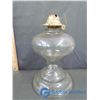 Image 5 : Glass Oil Lamp with Shade and Dish