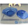 Image 2 : Blue Dish with Lid and Decor