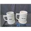 Image 5 : (2 ) Sets of Beer Mugs