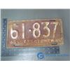 Image 1 : 1946 License Plate