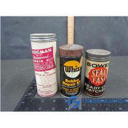 (3) Tube Patch Kits Containers