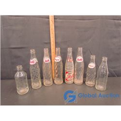 (8) Glass Pepsi Bottles