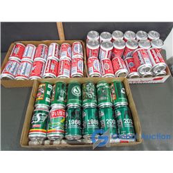 Roughriders Cans and Budweiser Cans