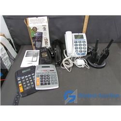 Walkie-Talkie Set (Working), Phone (Working), GPS, etc