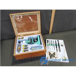 Dissecting Kit in Wooden Box