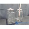 Image 1 : (2) Glass Cannisters with Lids