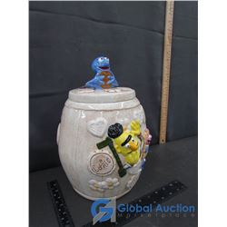 Sesame Street Cookie Jar with Lid