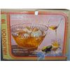 Image 8 : Clear Glass Punch Bowl Set