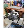 Image 1 : Vintage Singer Sewing Machine & Desk