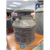 Image 2 : Large Metal Cream Cans PRICE TIMES TWO