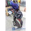 Image 1 : Golf Clubs, Bag and Rolling Cart