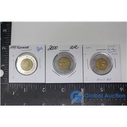 (3) Uncirculated Toonies