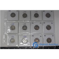 (30) Uncirculated Nickels