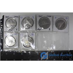 (6) Dollar Coins (Proof)