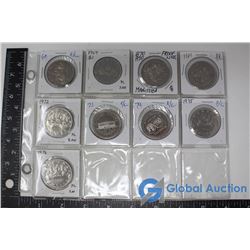 (9) Dollar Coins (Proof-Like)