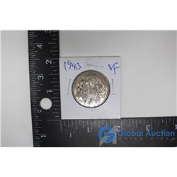 1943 Silver Fifty Cent Coin