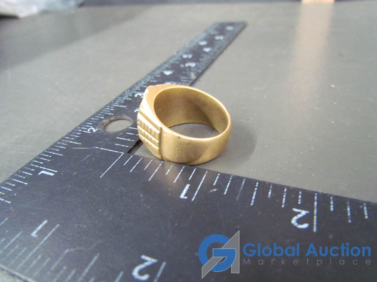 18K Stamped Gold Men's Ring UNVERIFIED
