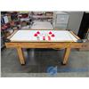 Image 1 : Cooper Air Hockey Table and Game Pieces (working)