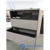 Image 2 : 5 Drawer Metal Filing Cabinet (Brown)
