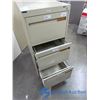 Image 2 : 3-Drawer Metal Filling Cabinet (Beige)