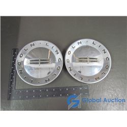 (2) Lincoln Hub Caps