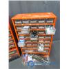 Image 2 : (2) Metal Organizers w/Contents