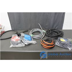 Assortment of Weather Stripping and Snap-On Wire Protectors