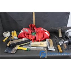 Bag of Mudding and Taping Equipment