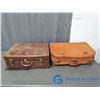 Image 1 : Fiberboard and Leather Suitcases