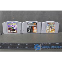 (3) N64 Games