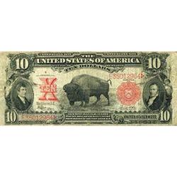 1901, $10 United States Note. Fr-122. KL-388 RAW