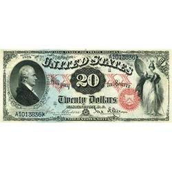 1878, $20 United States Note FR129 CGA 68