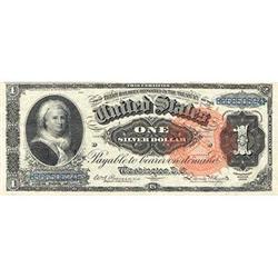 1886, $1 Silver Certificate FR217 PMG ChUnc63