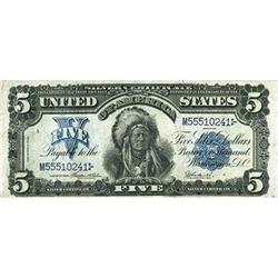 1899, $5 Silver Certificate. Fr-278. KL-248 RAW