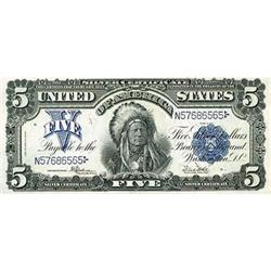 1899, $5 Silver Certificate FR281 CGA 67
