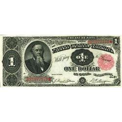 1891, $1 Coin Note FR351 CGA 68