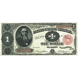 1891, $1 Coin Note. FR351 PMG CHAU58