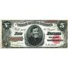 Image 1 : 1891, $5 Coin Note. Fr-362. KL-256 RAW