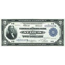 1918, $2 Federal Reserve Bank Note FR771 PMG XF40
