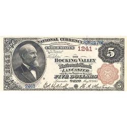 1882, $5 National Bank Note FR468 PMG XF40
