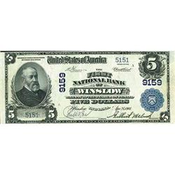 1902, $5 National Bank Note FR600 PMG ChVF35