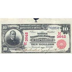 1902, $10 National Bank Note FR615 PMG ChVF35