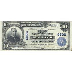 1902, $10 National Bank Note FR627 PMG VF30