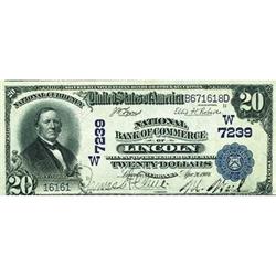 1902, $20 National Bank Note FR650 PMG XF40
