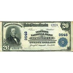 1902, $20 National Bank Note FR652 PMG VF20