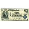 Image 1 : 1902, $20 National Bank Note. Fr-654 RAW