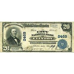 1902, $20 National Bank Note. Fr-659. KL-1311 RAW